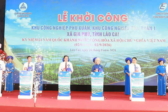 Lào Cai khởi công 2 khu công nghiệp quy mô 500 ha