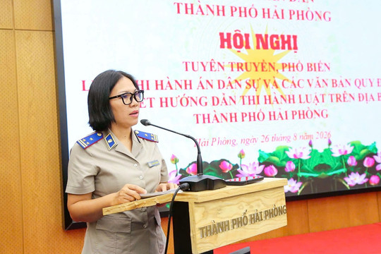 Hải Phòng: Tuyên truyền, phổ biến Luật Thi hành án dân sự
