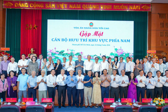 Tòa án nhân dân tối cao gặp mặt cán bộ hưu trí khu vực phía Nam