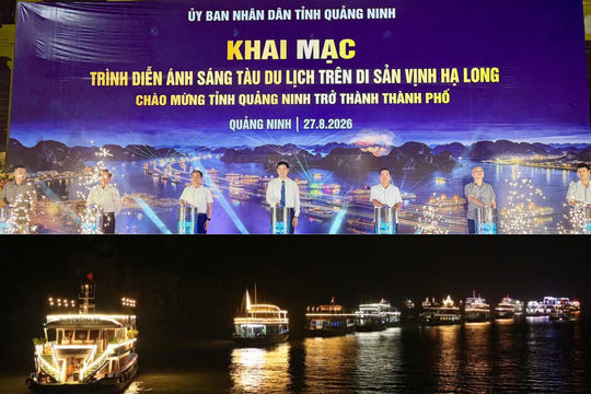 Bữa tiệc ánh sáng trên Vịnh Hạ Long