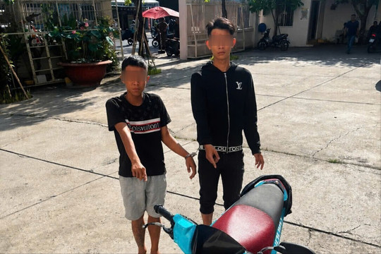 Nhanh chóng bắt giữ 2 kẻ cướp giật tài sản chỉ sau 9 giờ lẩn trốn