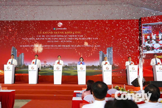 TP.HCM đồng loạt khởi công, khánh thành 11 công trình