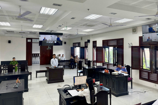TAND khu vực 3 - Đà Nẵng xét xử sơ thẩm theo hình thức trực tuyến