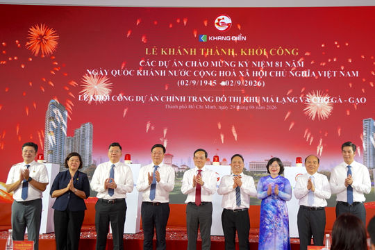 TP.HCM khánh thành, khởi công 11 công trình, dự án