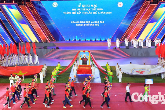 Cần Thơ: Khai mạc Đại hội Thể dục thể thao lần thứ X năm 2026