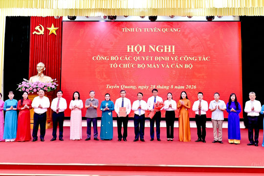 Tuyên Quang kiện toàn tổ chức, đổi tên Ban Tuyên giáo và Dân vận Tỉnh ủy