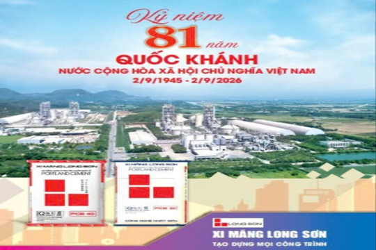 Công ty xi măng Long Sơn chúc mừng Quốc khánh 2/9
