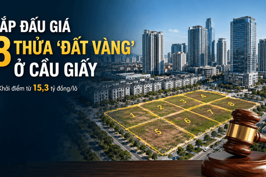 Hà Nội sắp đấu giá 8 thửa “đất vàng” tại Cầu Giấy
