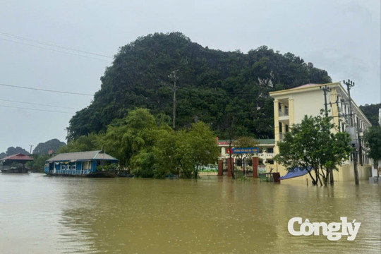 Ninh Bình chủ động ứng phó mưa lớn, lũ, ngập lụt, sạt lở đất