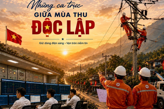 EVNNPC: Những ca trực thầm lặng ngày Quốc khánh