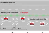 Cục CSGT: Không xử phạt vi phạm khoảng cách tràn lan trên cao tốc