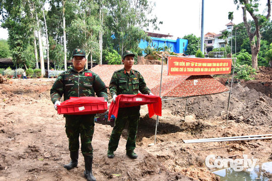 Quy tập 564 bộ hài cốt liệt sĩ tại Công viên Lê Thị Riêng