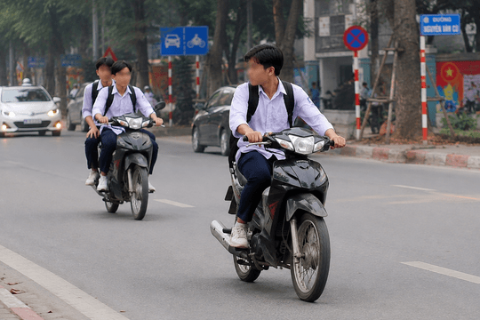 Từ ngày 4/9: Công an Hà Nội ra quân xử lý học sinh vi phạm giao thông