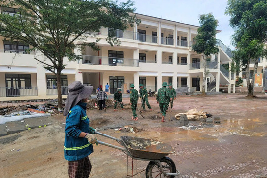 Rộn ràng chuẩn bị khai giảng nơi biên cương