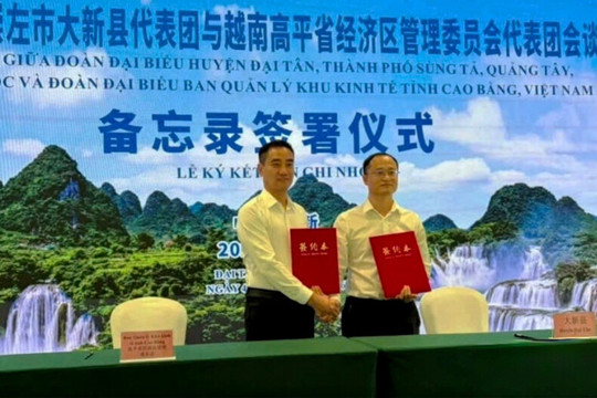 Cao Bằng thúc đẩy hợp tác thương mại qua biên giới