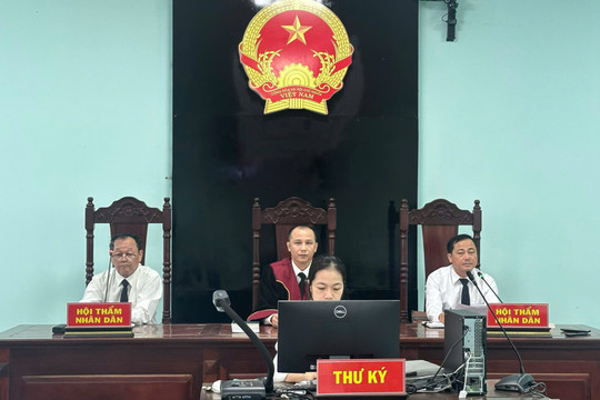 Huế: Xét xử trực tuyến, rút kinh nghiệm 2 vụ án hình sự