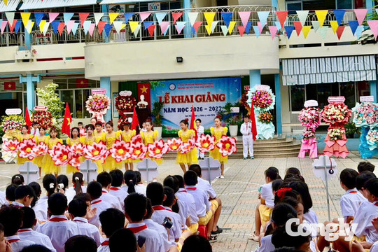 Rộn ràng tiếng trống khai trường năm học mới