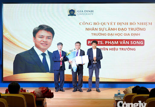 Đại học Gia Định bổ nhiệm quyền Hiệu trưởng, thêm dấu mốc mới trong nâng cao chất lượng đào tạo
