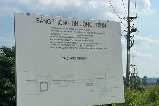 Xã Vân Đình, TP Hà Nội: Thấy gì tại dự án đường liên thôn Nghi Lộc - Vĩnh Hạ?