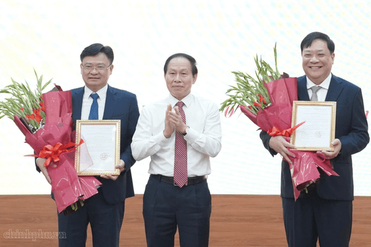 Trao Quyết định bổ nhiệm 2 Phó Tổng Thanh tra Chính phủ