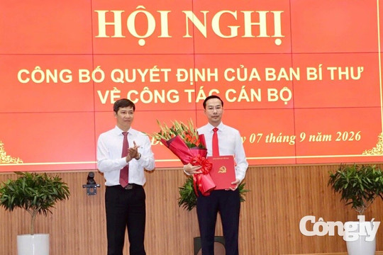 Đồng Tháp có tân Phó Bí thư Tỉnh ủy