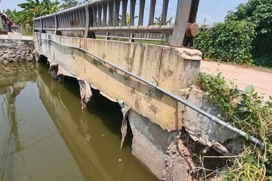 Kênh tiêu N22 tại Quảng Bị, Hà Nội: Dấu hỏi năng lực "nhà thầu nghìn tỷ"