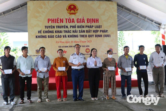 2 phiên tòa giả định tuyên truyền chống khai thác IUU sắp diễn ra tại Cà Mau