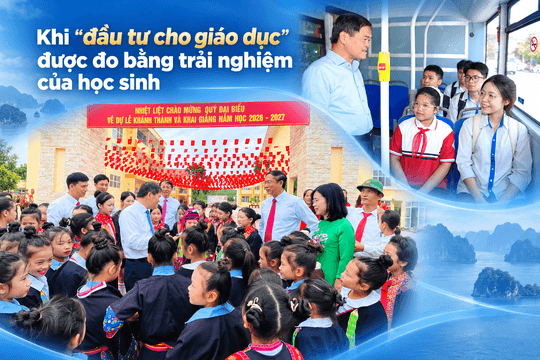 Chuyển tư duy từ “có gì cho giáo dục” sang “người học hưởng lợi” ở Quảng Ninh