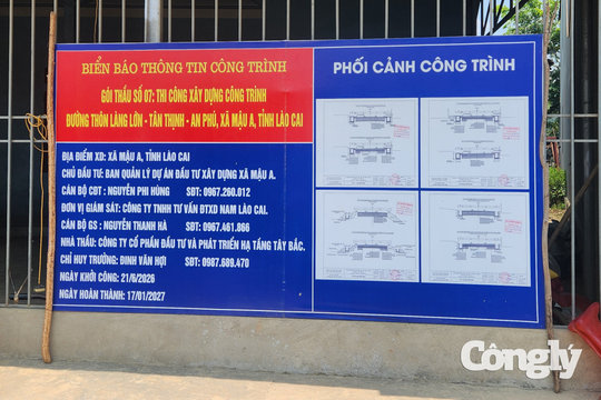 Lào Cai: Tuyến đường giao thông hơn 16 tỷ tại xã Mậu A thi công ra sao?