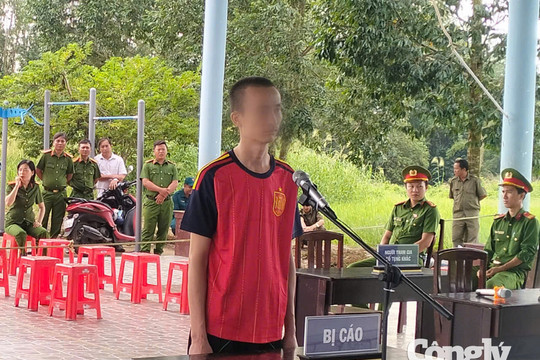 TAND khu vực 7 – Cà Mau xét xử lưu động vụ án hình sự