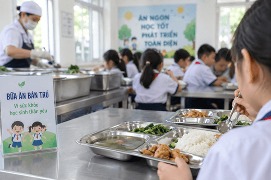 Hà Nội siết quản lý bữa ăn bán trú