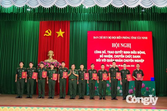 Tây Ninh kiện toàn chức danh 107 QNCN