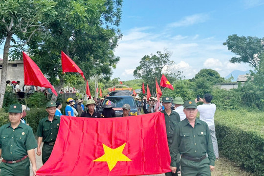 Đón Liệt sĩ Phan Công Luỵn trở về đất mẹ sau 47 năm