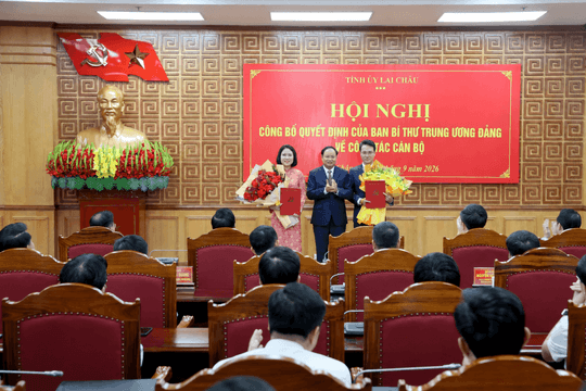 Công bố Quyết định của Ban Bí thư về công tác cán bộ tại Lai Châu
