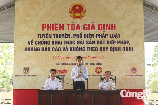 Đưa pháp luật đến gần ngư dân bằng phiên tòa giả định