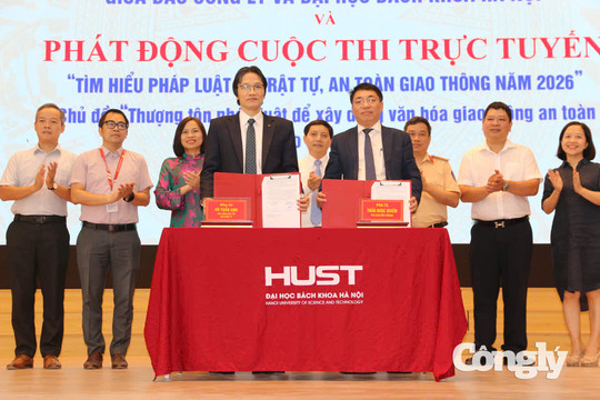 Báo Công lý và Đại học Bách Khoa tổ chức cuộc thi tìm hiểu an toàn giao thông 2026