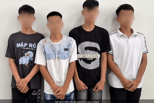 6 người bị khởi tố sau khi mang mã tấu đi giải quyết mâu thuẫn