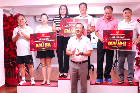 TAND tỉnh Thái Nguyên bế mạc Giải Pickleball chào mừng Ngày truyền thống