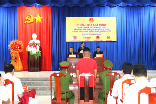 Thay đổi nhận thức của ngư dân thông qua phiên tòa giả định chống khai thác IUU