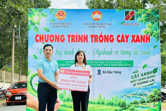 Agribank chung tay hành động vì tương lai xanh