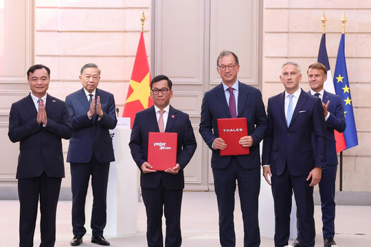 Vietjet và Thales mở rộng hợp tác hàng không công nghệ cao Việt Nam - Pháp