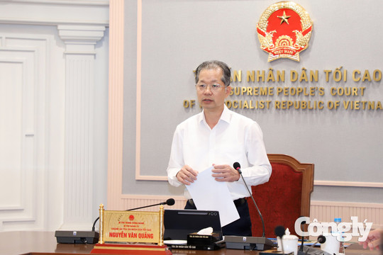 Đổi mới giao ban, nâng cao hiệu quả điều hành trong toàn ngành Tòa án