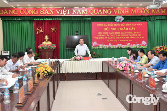 Tây Ninh: Các TAND khu vực thụ lý hơn 36.000 vụ việc dân sự