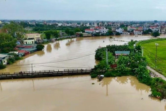 Cảnh báo lũ trên các sông ở Bắc Bộ, Thanh Hóa và Nghệ An