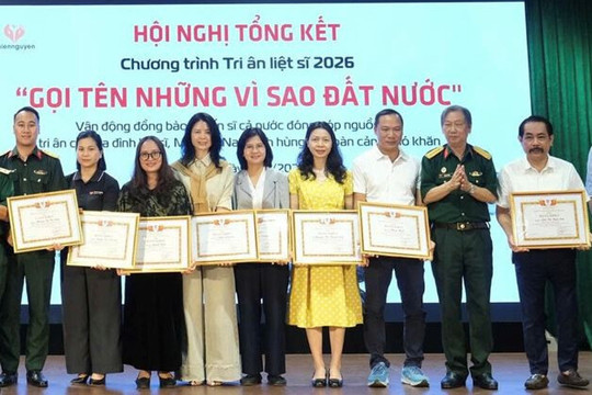Chiến dịch Tri ân liệt sĩ “Gọi tên những vì sao đất nước – 2026"