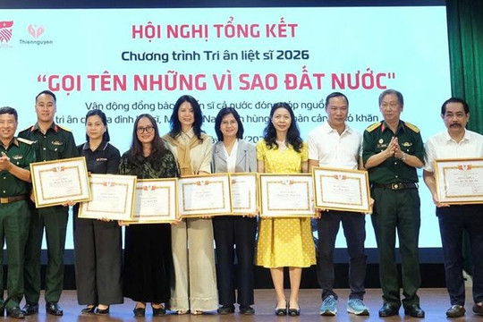 PV Báo Công lý được trao Bằng khen vì tích cực tuyên truyền hoạt động tri ân các Anh hùng liệt sĩ
