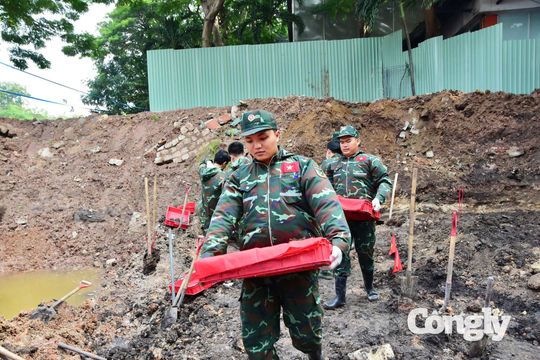 Đã quy tập 646 bộ hài cốt liệt sĩ ở Công viên Lê Thị Riêng