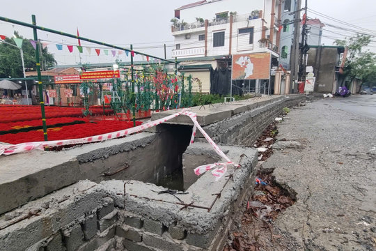 Ứng Thiên (Hà Nội): Những dấu hiệu tại công trình đường giao thông có đáng ngại?