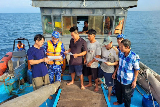 Tăng cường kiểm soát, không để tàu cá vi phạm khai thác IUU