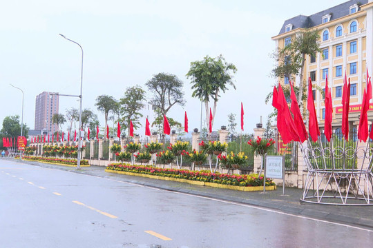 Bắc Ninh: Rực rỡ cờ hoa trước Lễ công bố thành lập thành phố